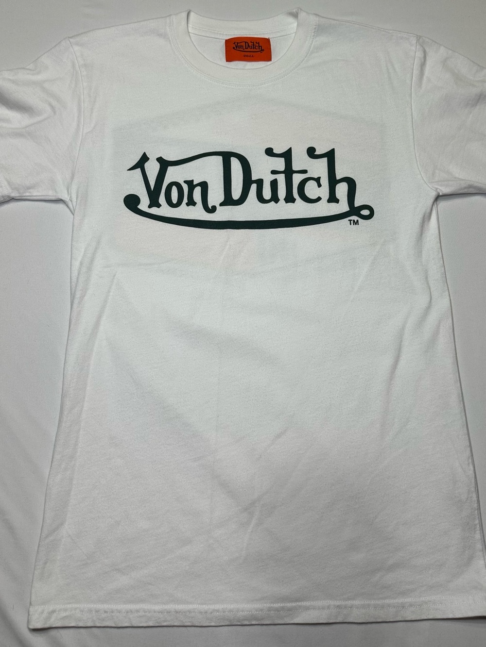 Von Dutch x MotoGP Graphic Tee White Y2K Racing Shirt Small